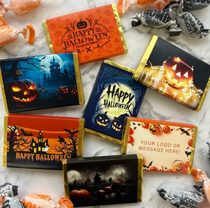 100g Halloween Chocolate Bars
